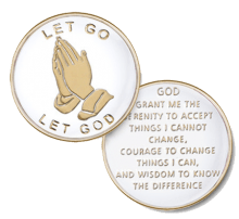 Let Go Let God Medallion