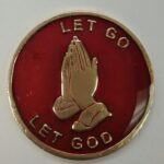 Let Go Let God Red Medallion