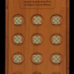 Wooden Plaque Medallion Holder Serenity Prayer