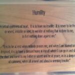 Plaque Humility Definition