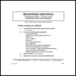 Beginner Meeting Packet