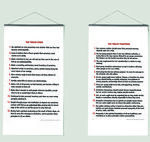 12 Steps and 12 Traditions Roll Up Shade Set