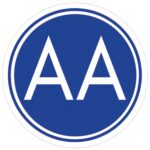 8.5 inch Round AA Sign