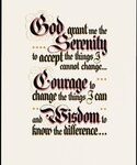 Serenity Prayer Laminated Poster