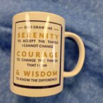 Serenity Prayer - mug  - block letters