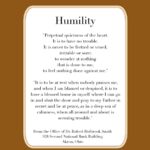 Humility Framed Print Small