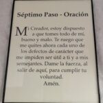 Oracion del Septimo Paso impresion enmarcada