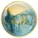 GOD - forest -abandon yourself tri plate specialty coin